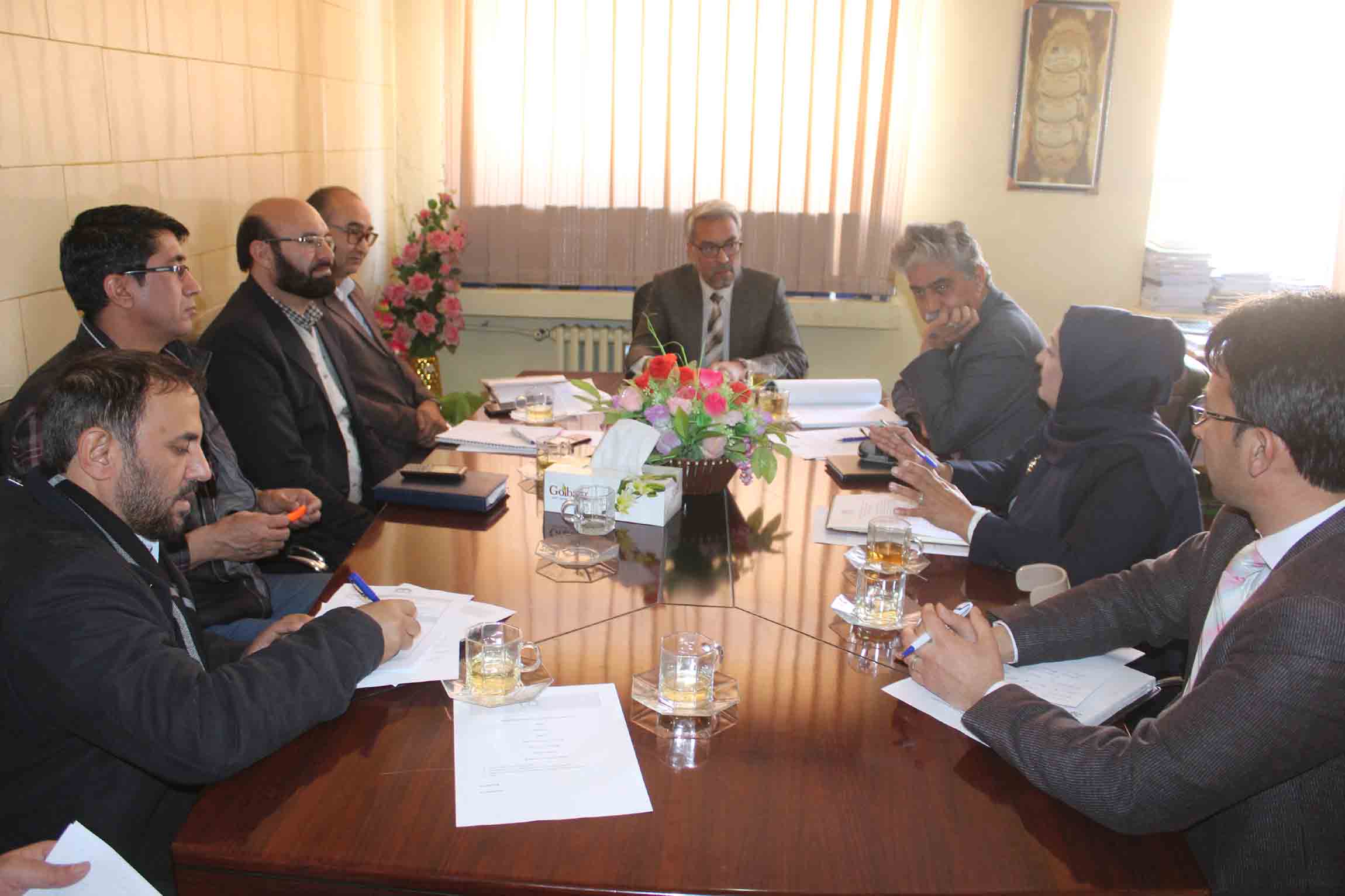 تدویر جلسه پیرامون ایجاد دیپارتمنت فزیوتراپی