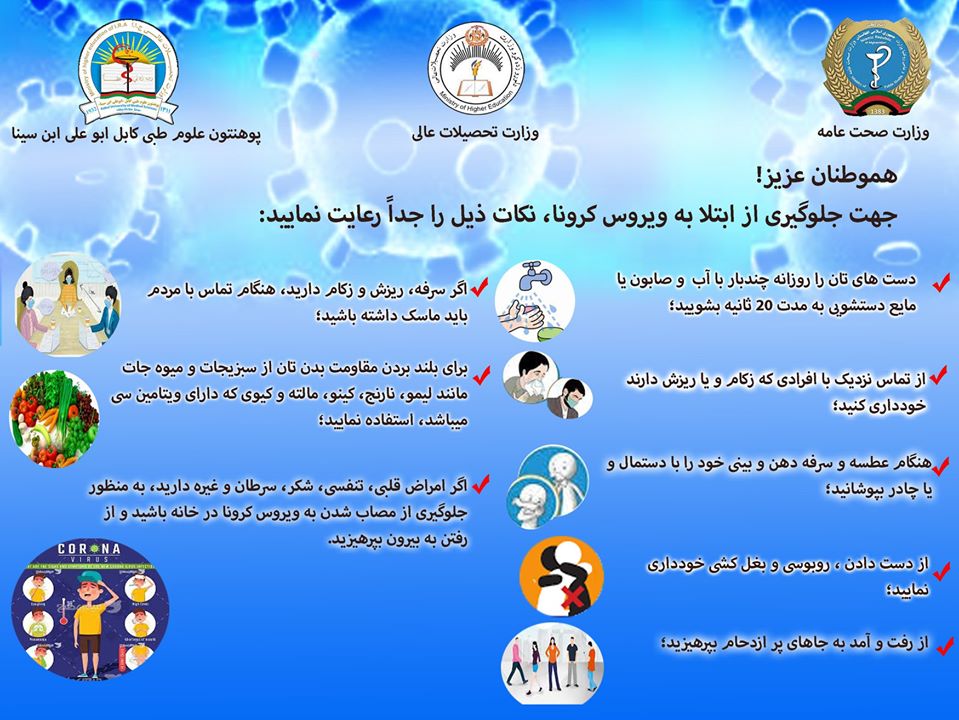 راه های جلوګیری از ویروس کرونا