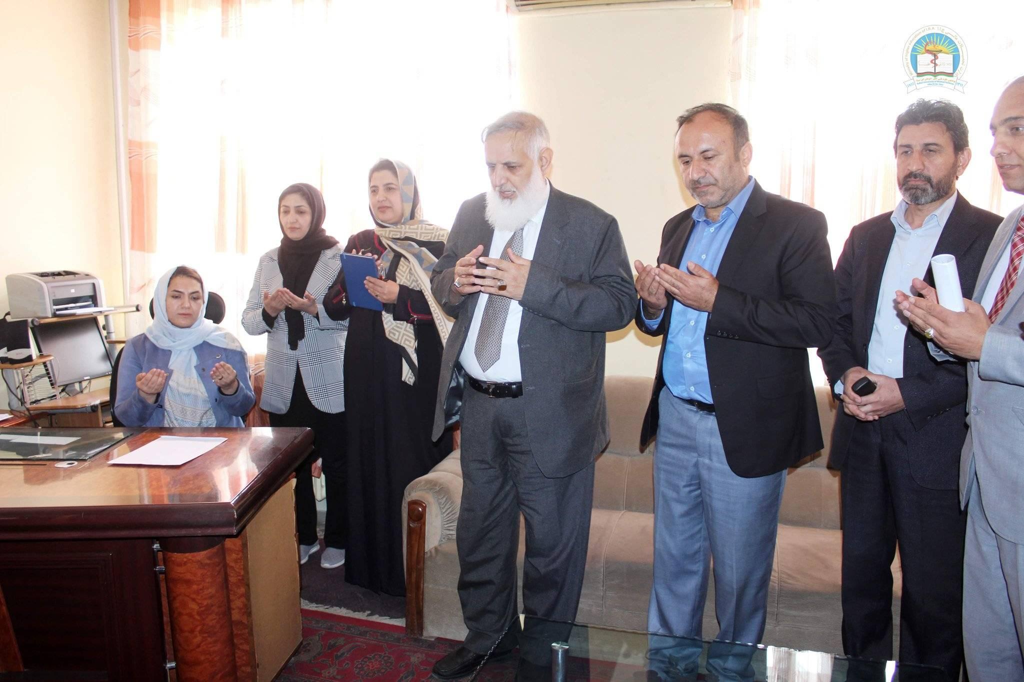 رییس جدید پوهنحی ستوماتولوژی پوهنتون علوم طبی کابل ابوعلی ابنسینا معرفی شد