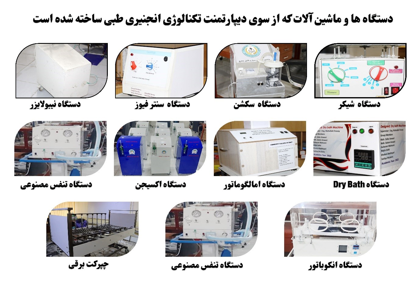 دیپارتمنت تکنالوژی انجنیری طبی
